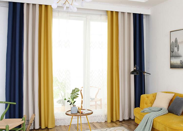 Nylon spun curtain fabric