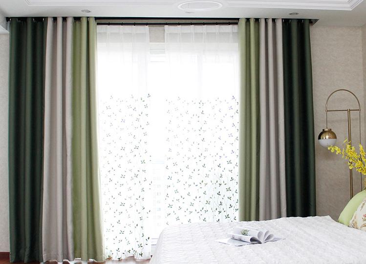 Nylon spun curtain fabric