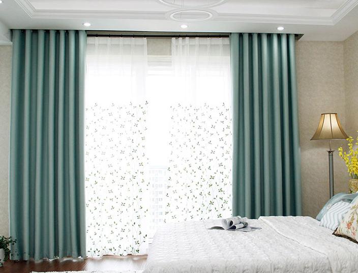 Nylon spun curtain fabric
