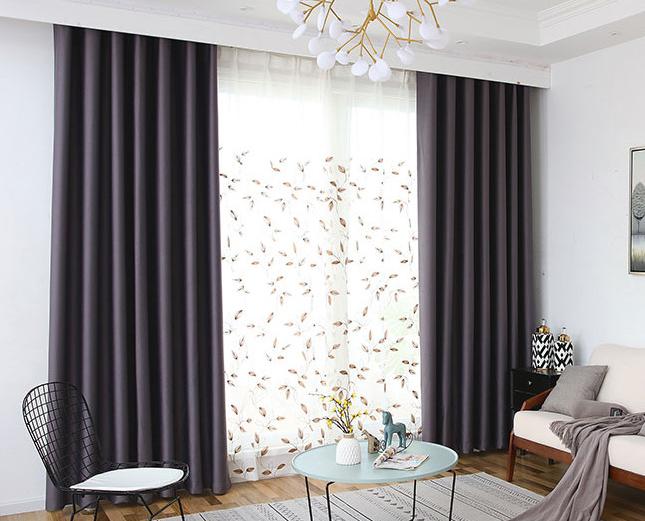 Nylon spun curtain fabric