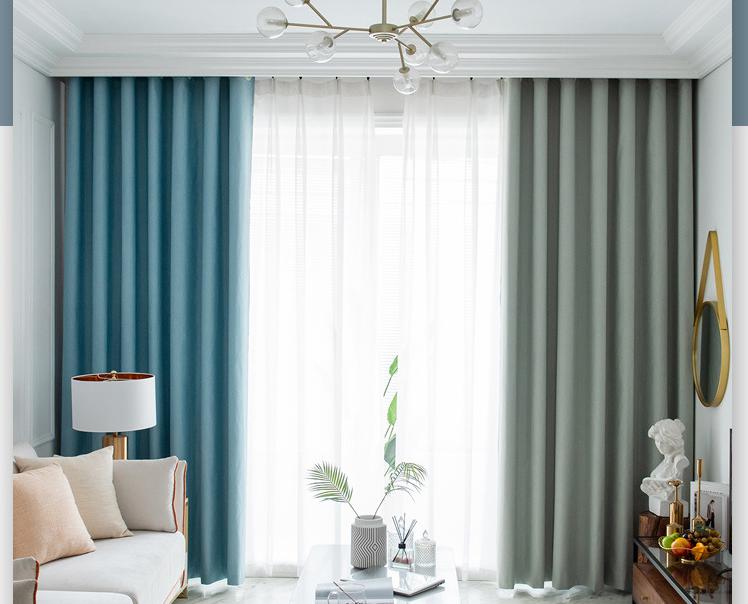 Bamboo section imitation linen curtain fabric