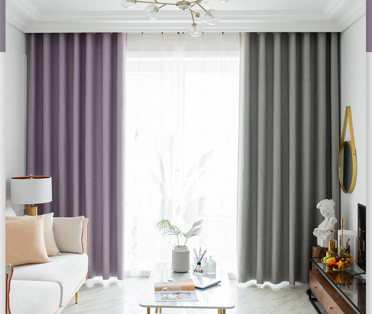 Bamboo section imitation linen curtain fabric