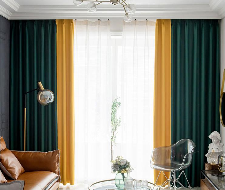 Matte curtain fabric