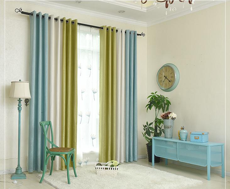 Granular linen curtain cloth