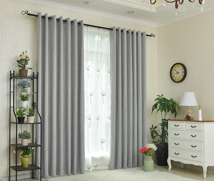 Cotton Slub Curtain Fabric