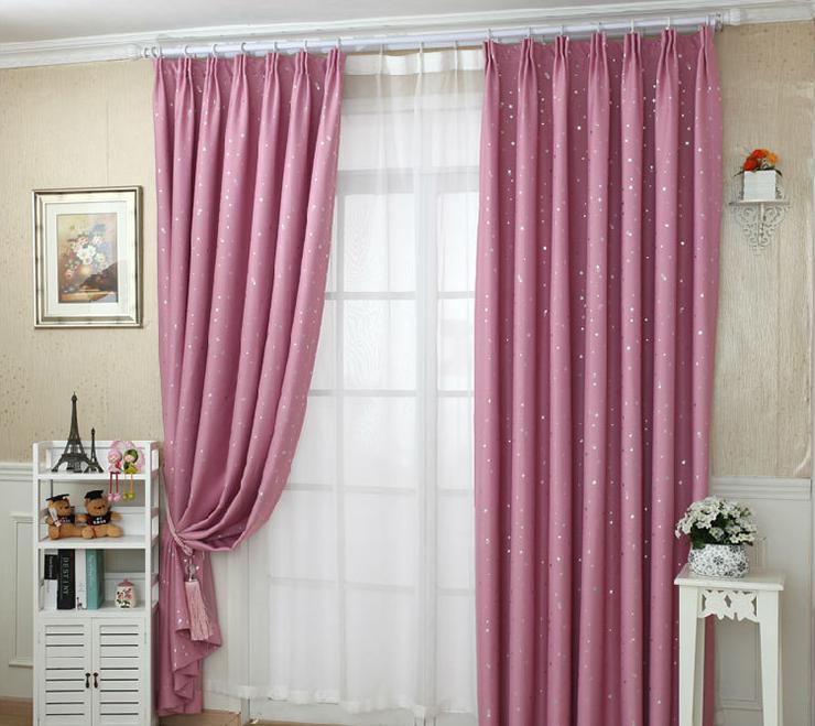 Korean hot silver curtain cloth