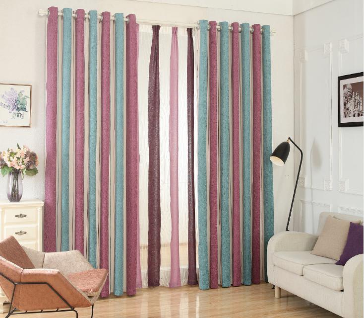 Chenille curtain fabric