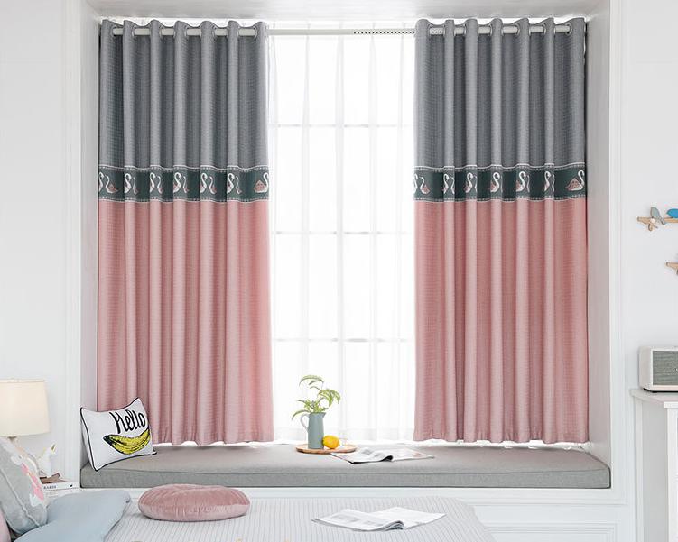 Jacquard stitching curtain fabric