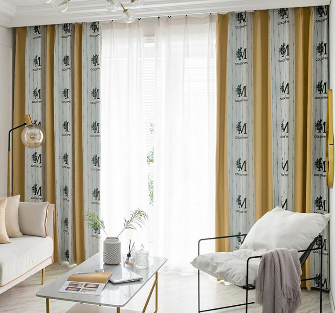 Jacquard yarn-dyed curtain fabric