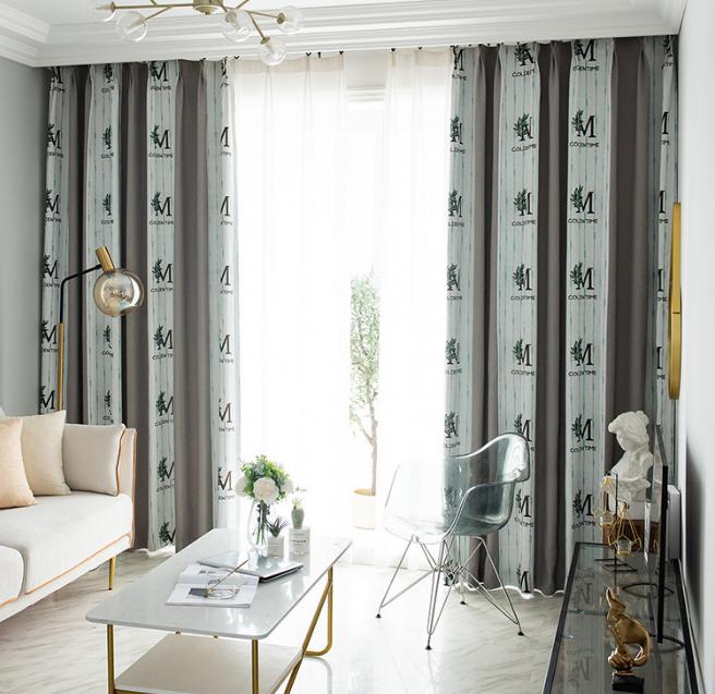 Jacquard yarn-dyed curtain fabric