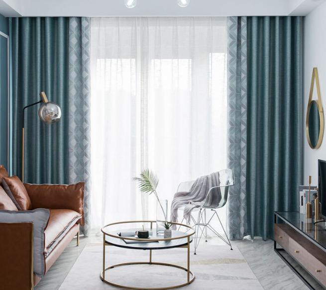 Jacquard yarn-dyed curtain fabric