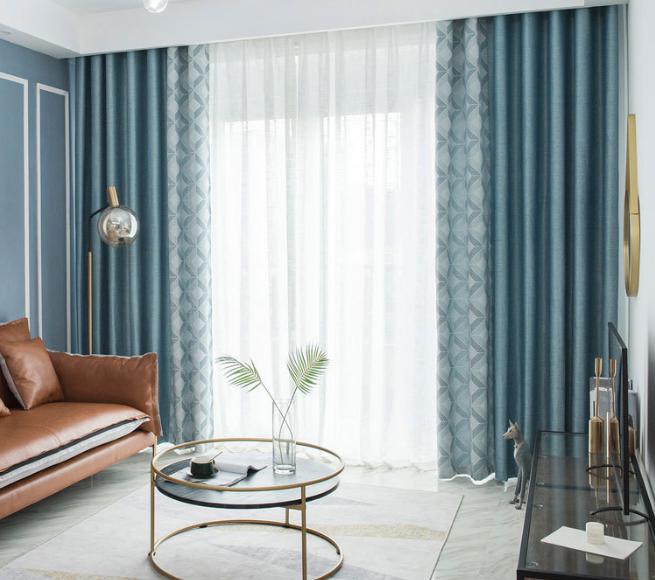 Jacquard yarn-dyed curtain fabric