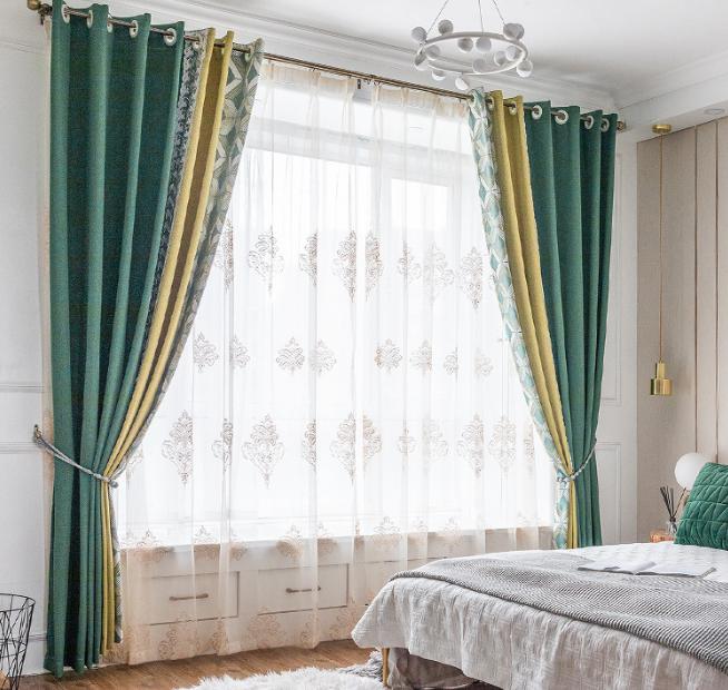 Chenille jacquard curtain fabric