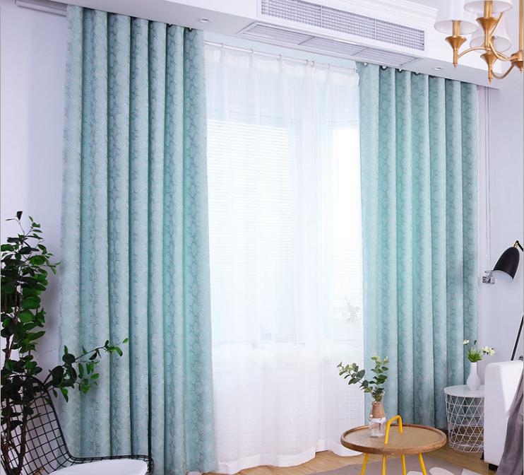 Chenille jacquard curtain fabric