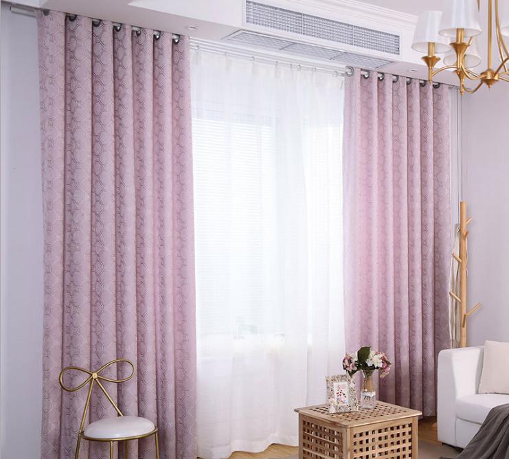 Chenille jacquard curtain fabric