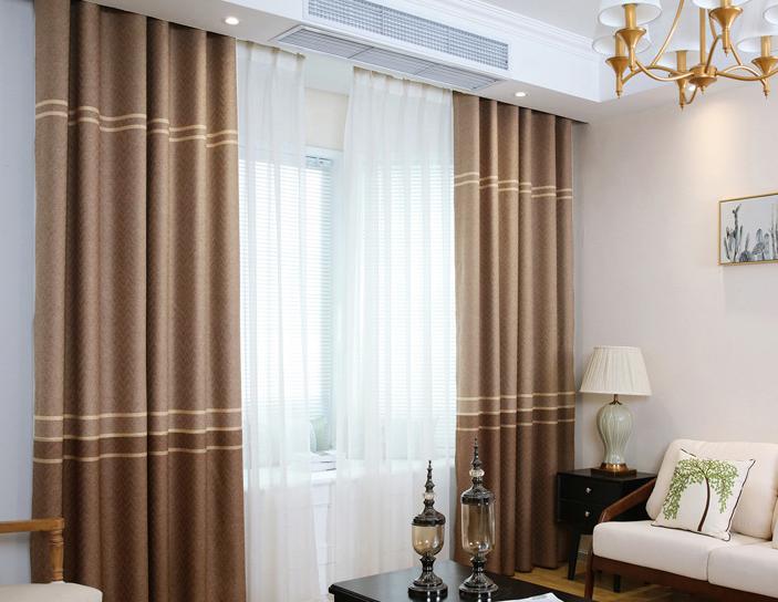 Snowflake Rainbow Linen Curtain Fabric