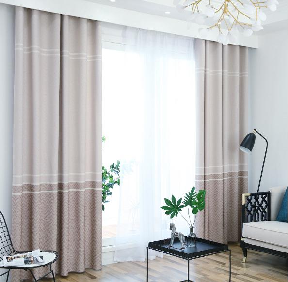 Snowflake Rainbow Linen Curtain Fabric