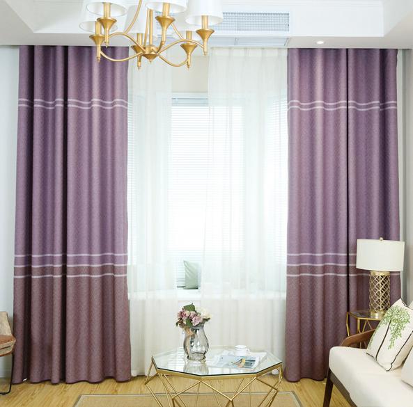 Snowflake Rainbow Linen Curtain Fabric