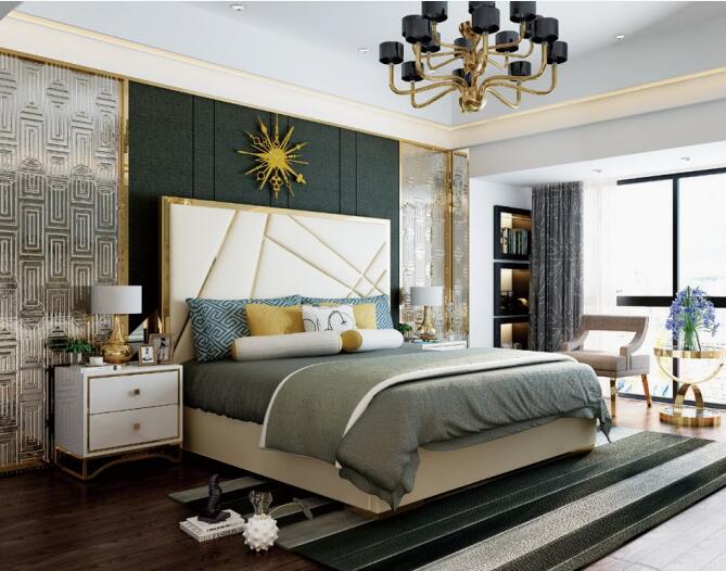Bed frame and headboard-180*200cm