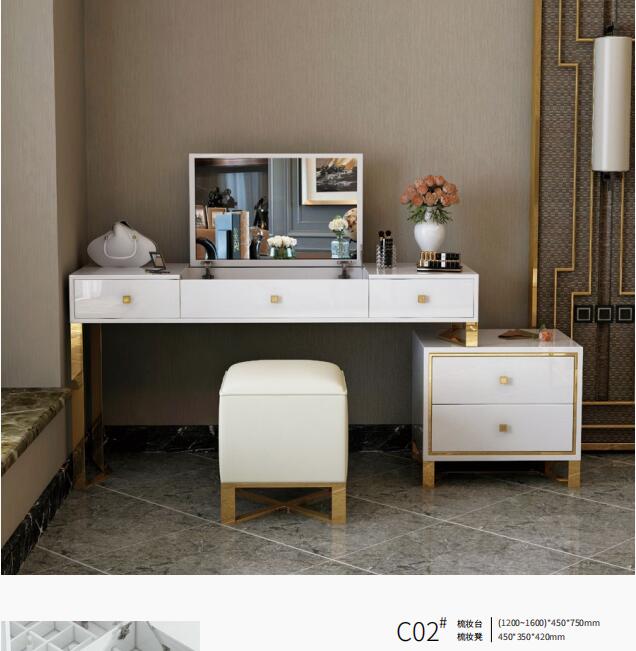 Dressing table and chair