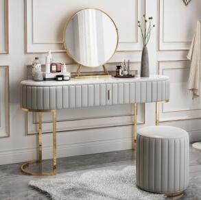 Dressing table and chair