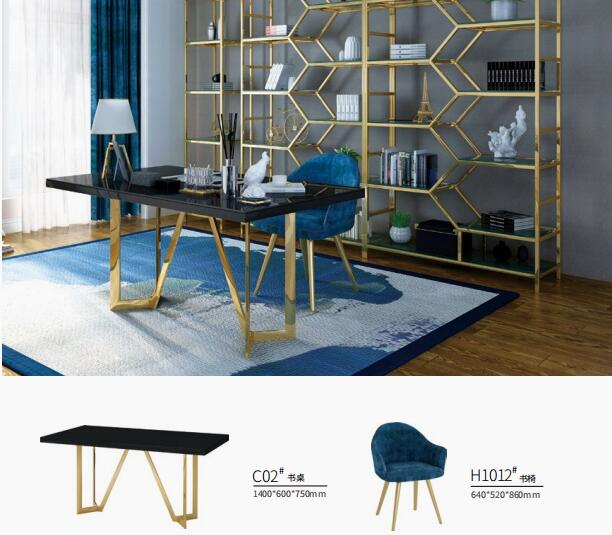 Desk and chair