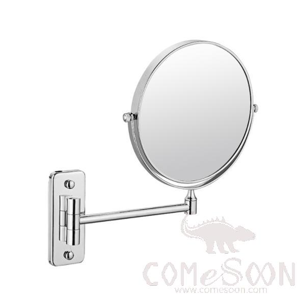 Makeup Mirror-W/O Led / Double-Sided Mirror - Silver  - 8 inch (20cm) Single - Copper + SUS304 + zinc alloy