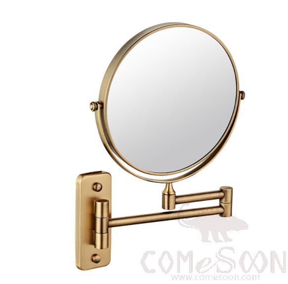 Makeup Mirror-W/O Led / Double-Sided Mirror - Antique - 6 inch (20cm) Single - Copper + SUS304 + zinc alloy
