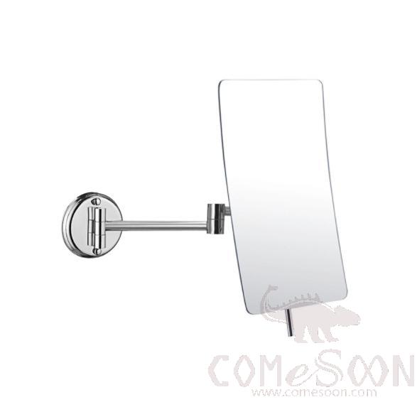 Makeup Mirror-W/O Led / Round Base / Single-Sided Mirror - Silver - Copper + SUS304 + zinc alloy