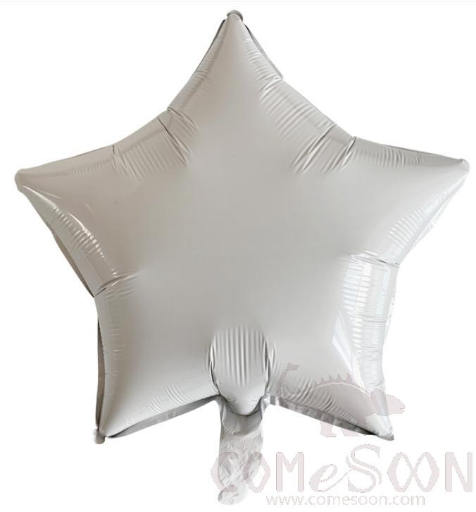 18” White Star Balloon