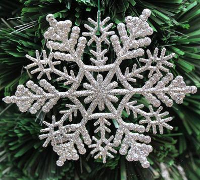 Silver Snowflake 4 Pcs Set