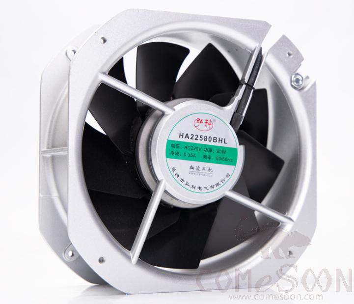 Industrial turbo cooling fan 28*28*8cm 100W 2550r/min