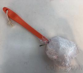 Bath ball-orange red