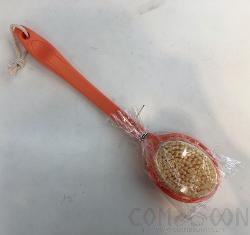 Bath brush-orange red