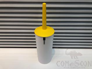 3317 Monochrome Toilet Brush-White