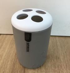 3317 Monochrome Toothbrush Holder-Gray
