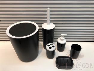 3317 Monochrome Six-piece Set-Black