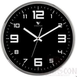 Silver plated black side - plastic，14 inches