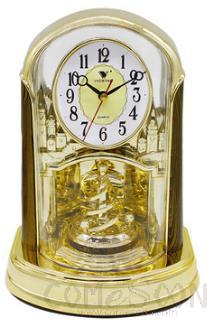 Medium - wood grain -PVC, Desktop Clock