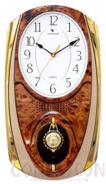 P818b - flower arrangement - wall clock,ABS,50*27.5cm