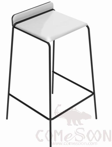 Bar chair-white 530*530*810mm
