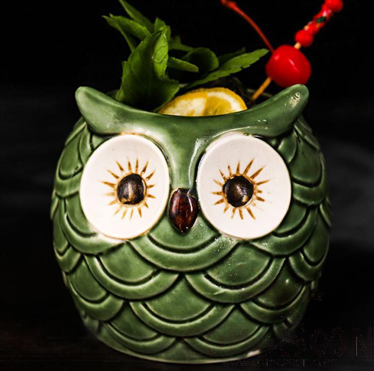 Owl Tiki Mug