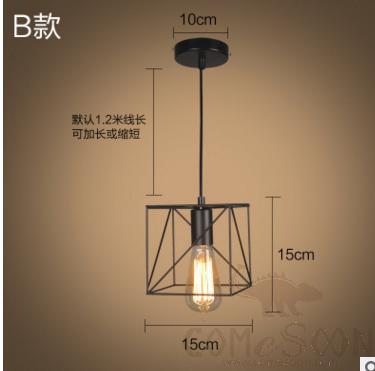 Pendant Lights-15*15cm
Adjustable line 120cm