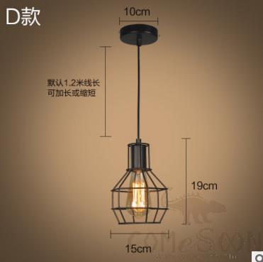 Pendant Lights-15*19cm
Adjustable line 120cm