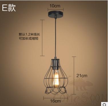 Pendant Lights-16*21cm
Adjustable line 120cm