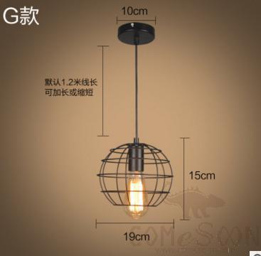 Pendant Lights-19*15cm
Adjustable line 120cm