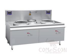 Double-head  Induction Frying Cooker 1800*1150*800/1200mm, 10kW