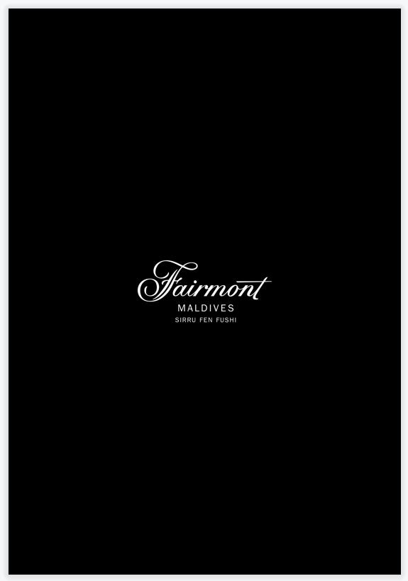 Menu Folder-Genuine Leather Black-Sample