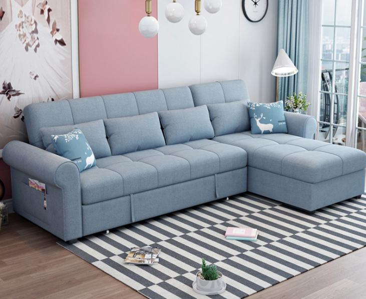 Sofa bed-cotton linen-Sofa:255*160*95cm Bed:225*190cm