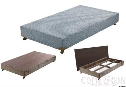 Bedstead(Customized products)-204*152*(18+12)cm